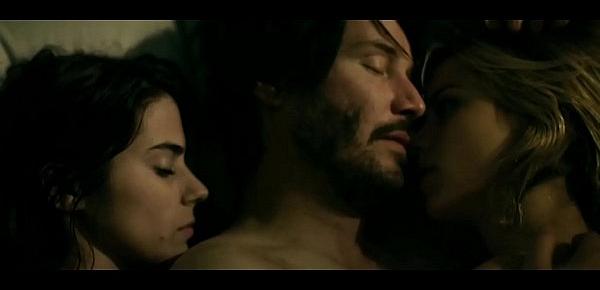  Ana de Armas Lorenza Izzo sex scene in knock knock best hot erotic bathing fuck